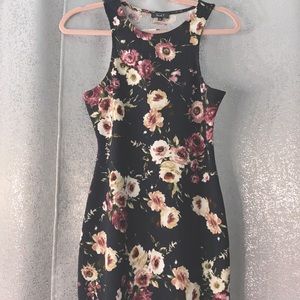 ✨NEW✨ Black Sleeveless Floral Dress